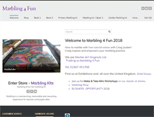 Tablet Screenshot of marbling4fun.net